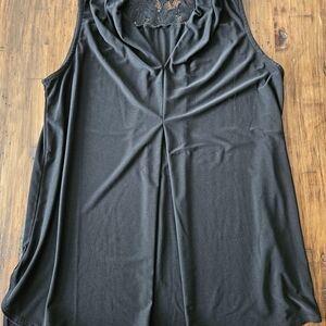 Elegant Black Sleeveless Tank Top